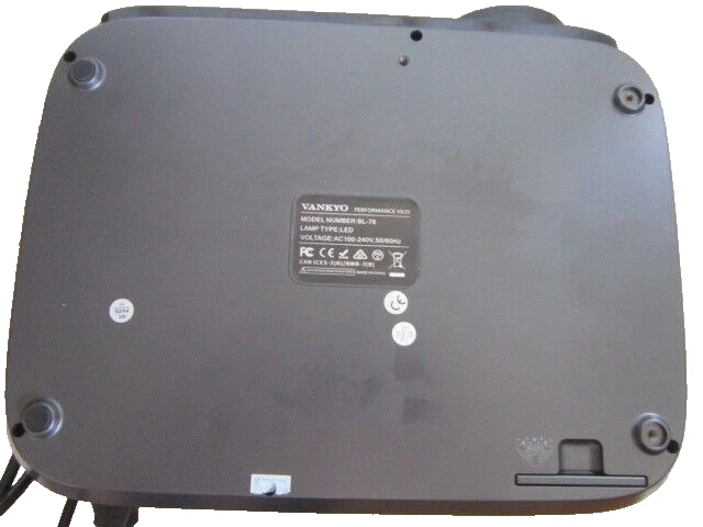 VANKYO ~ Performance V620 BL76 ~ LED Projector Home Theater ~ HDMI AV ~ WORKS! - Image 4 of 4
