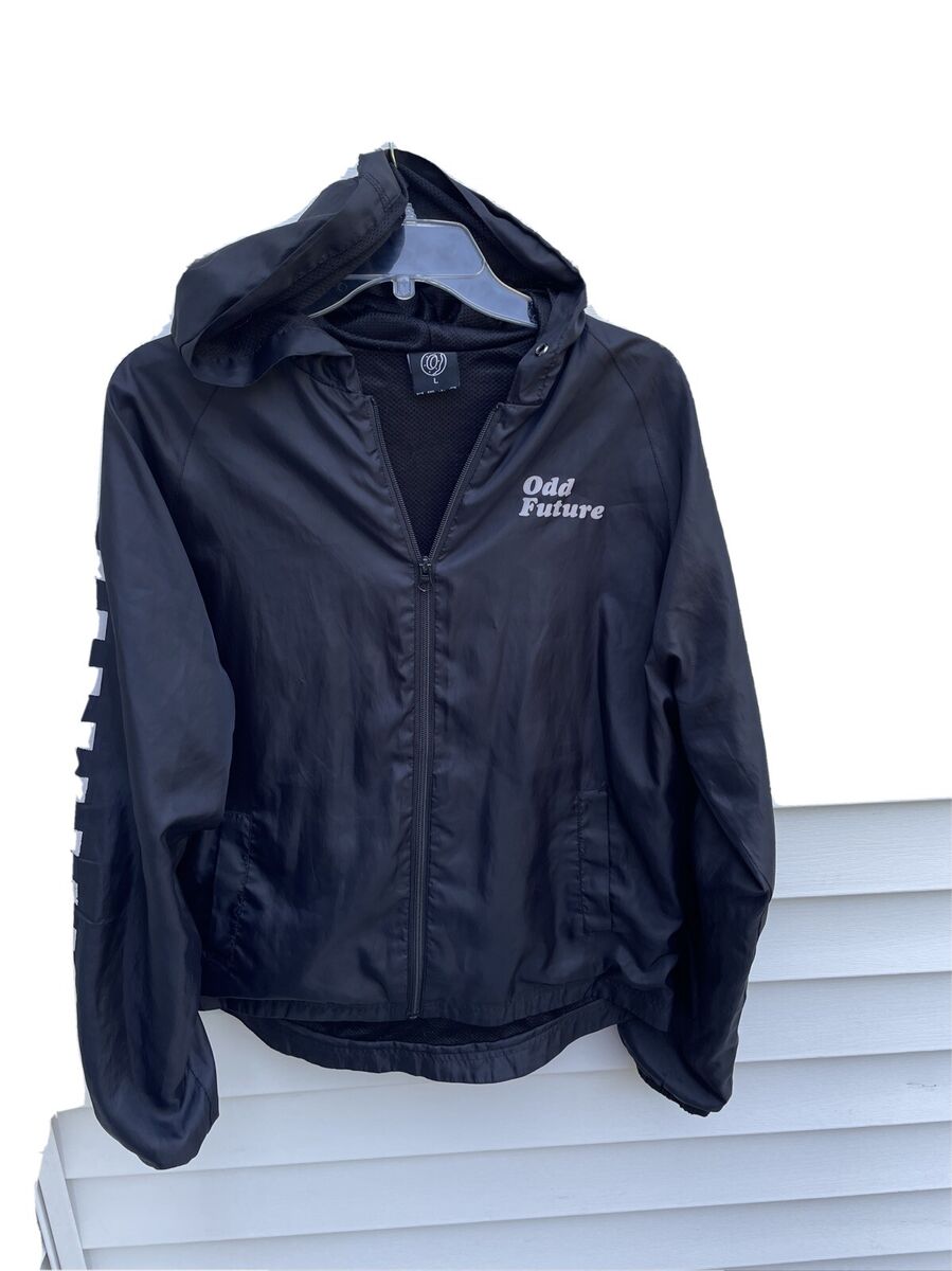 【WOOHWA】ODD BLOCKED ZIP-JK Odd Future OFWGKT Black Logo Lightweight Lined Full Zip
