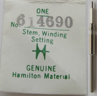 Hamilton 19 lignes 669 & Cortebert 528 winding stem #401 #614690 for part
