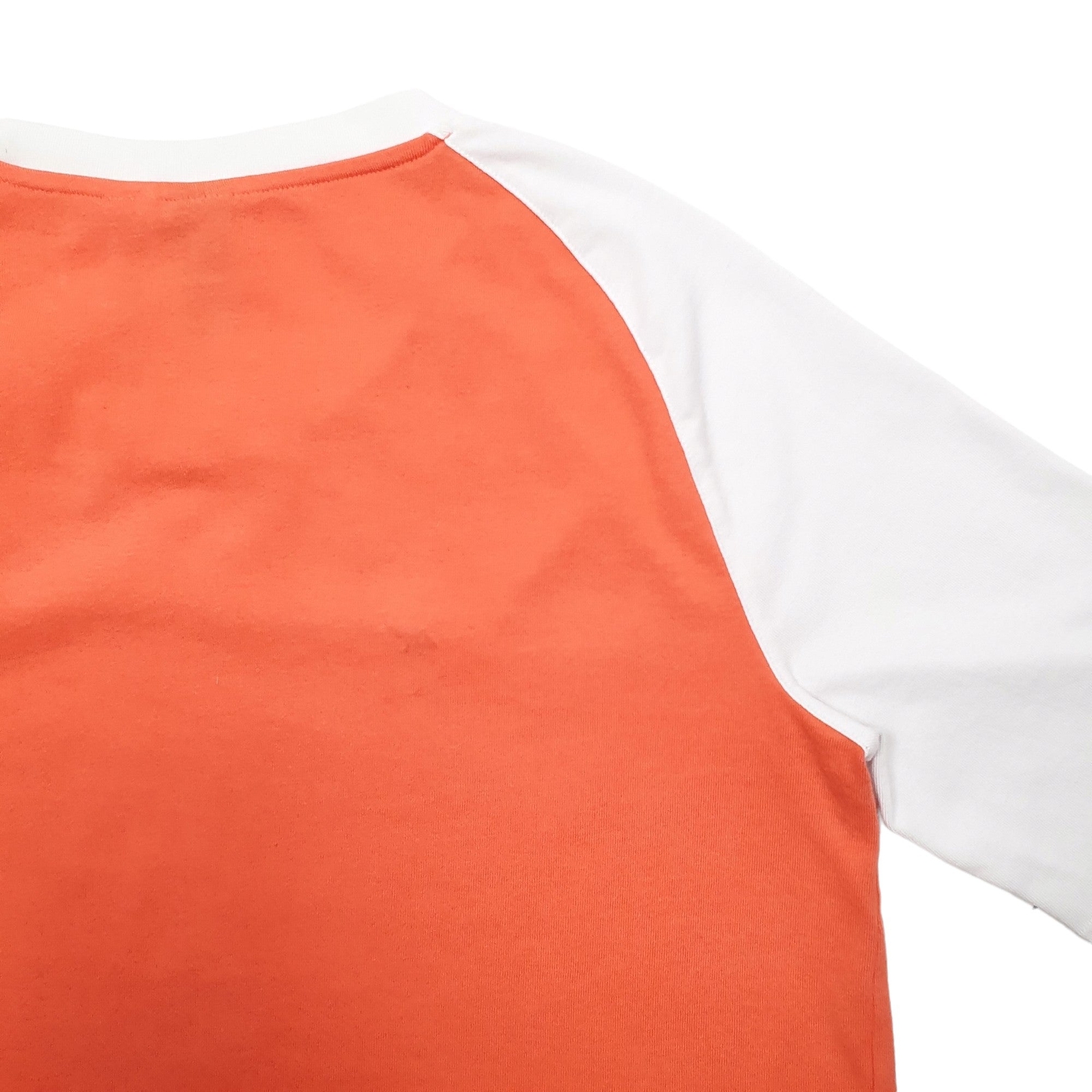 ADIDAS Orange T Shirt Tee Short Sleeve Cotton Blend Womens S image 4