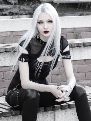 Mesh Hole Rivet Shirts - Women Black T-shirts Sexy Short Sleeve