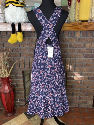 Damen Zara Print Overall A Linie Silhouette Kleid, Größe M, Neu mit Etikett - Bild 6 von 8
