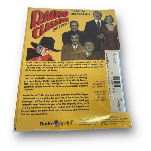 Abbott & Costello Who's On First Radio Classics Audio Cassette Tape eBay