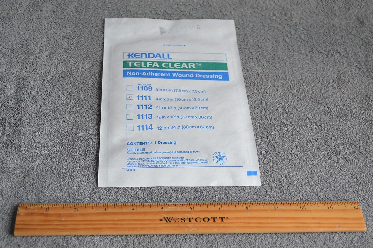 20PC KENDALL TELFA CLEAR STERILE NON-ADHERENT WOUND DRESSINGS ~4 X 5~ SAVE  $23 | eBay