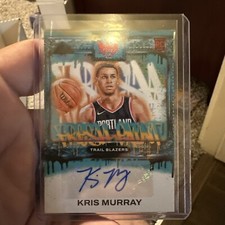 2023-24 Panini Court Kings Kris Murray Ruby Fresh Paint Auto 88/99  RC Blazers