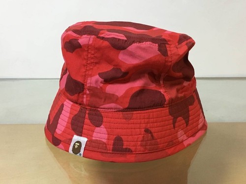 Bape Red Camo Bucket Hat Nerd Pharrell 