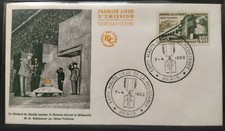 N° 1335 FDC ENVELOPPE PREMIER JOUR RÉSISTANCE MONT VALÉRIEN OBLITÉRÉ PARIS 1962