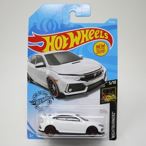 Hot Wheels 2018 Honda Civic Type R White - Nightburnerz 5 ...