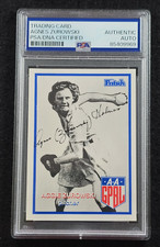 AGNES AGGIE ZUROWSKI Signed Fritsch Baseball Card-GPBL-A LEAGUE OF THEIR OWN-PSA