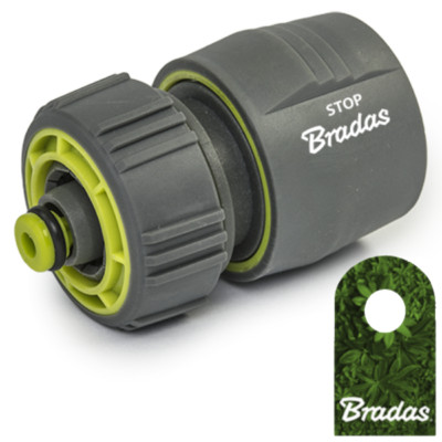Schlauchkupplung 1/2'' mit Stop Schnellverbindung LE-S2140K BRADAS 3508