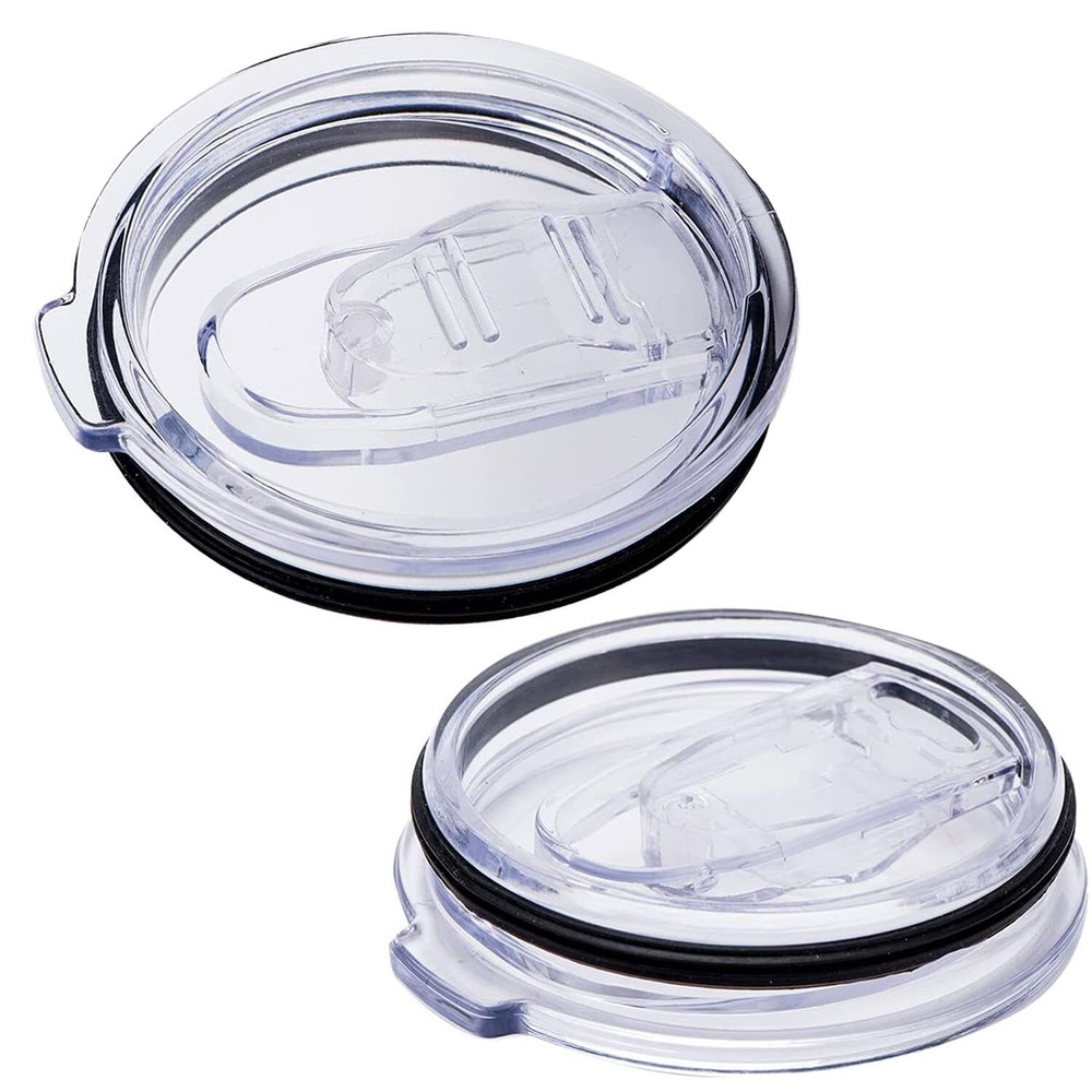 Spillproof 30 Oz Tumbler Lids for Stainless Steel Travel Mug Set of 2
