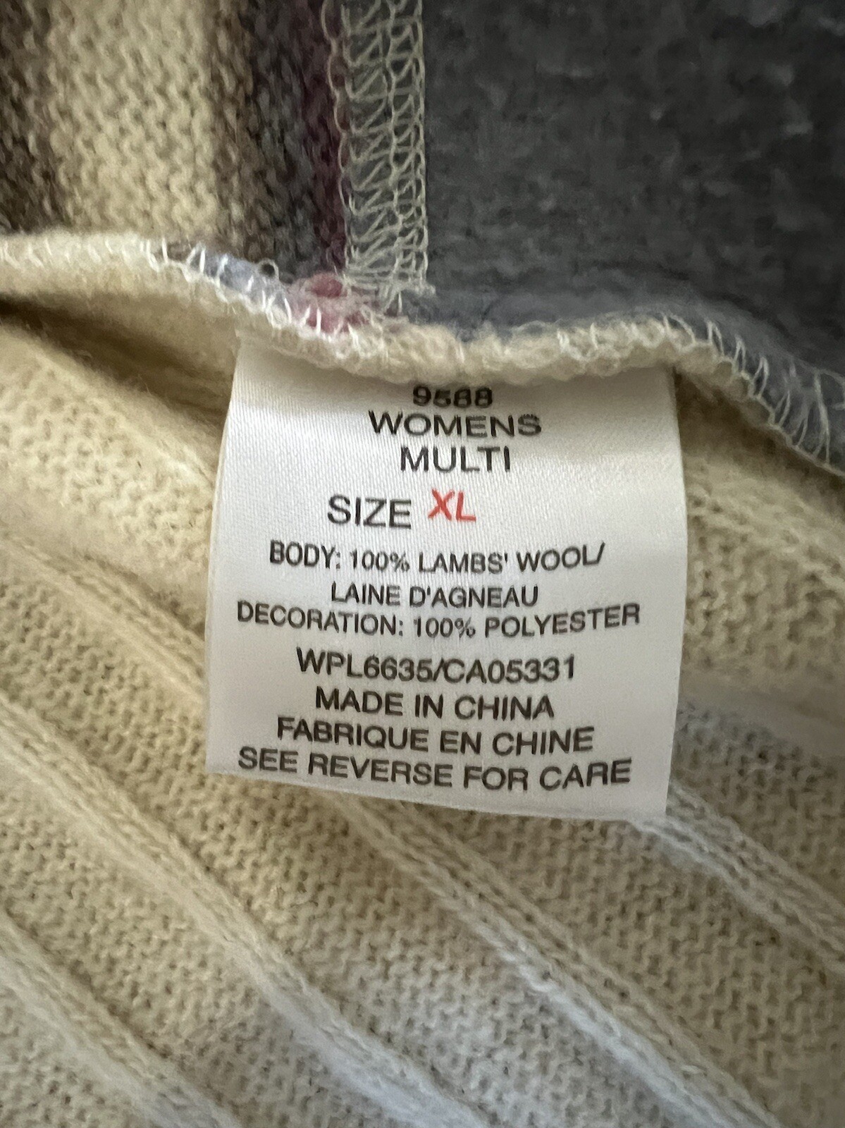 Woolrich 100% Lambs Wool Patchwork Sweater/ Vest … - image 7