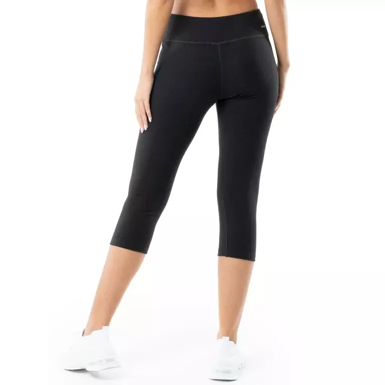 Athletic Works Womens Dri-Works Core Active Capri Legging Size XXL  Black--O12