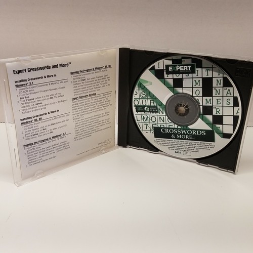 5 VTG PC Games CDs Lot 90s/2000s Crossword, Vegas Jackpot, Solitaire, Hunting + - Picture 3 of 12
