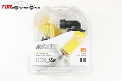 NOKYA Halogen Light Bulbs H10 9145 Hyper Yellow 2500K 45W