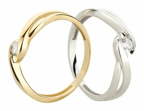 Synthetisch Hergestellt Gelbgold beschichteter Echtschmuck