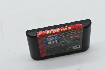ESPN Sunday Night NFL (Sega Genesis, 1994) Cart Only ~FREE FAST US SHIPPING