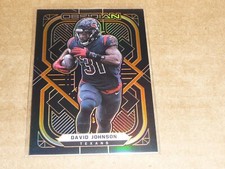 2021 Panini Obsidian DAVID JOHNSON ORANGE ETCH TEXANS /75 M5570