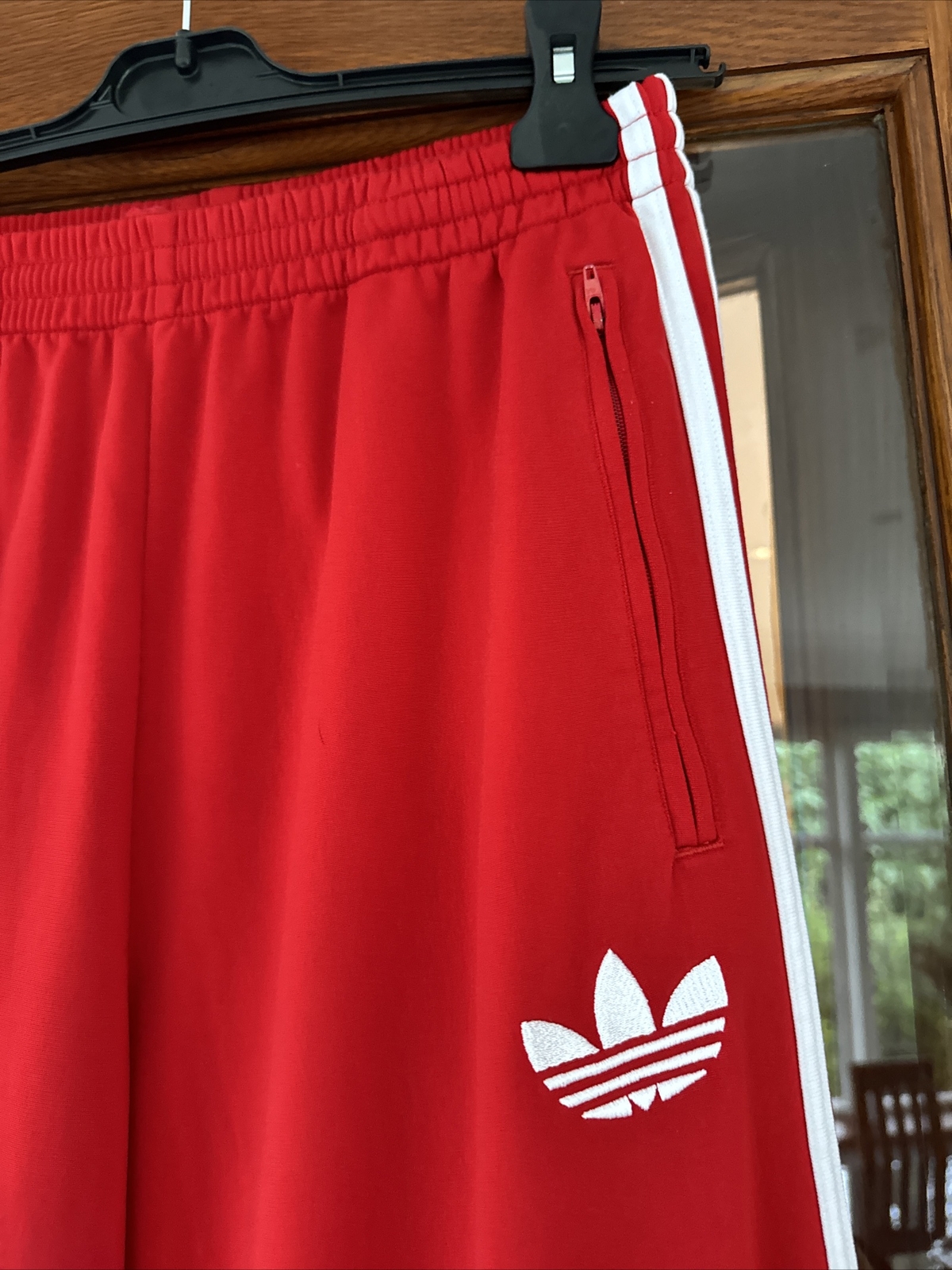 Men’s Adidas Red Tracksuit Bottoms Size Medium eBay