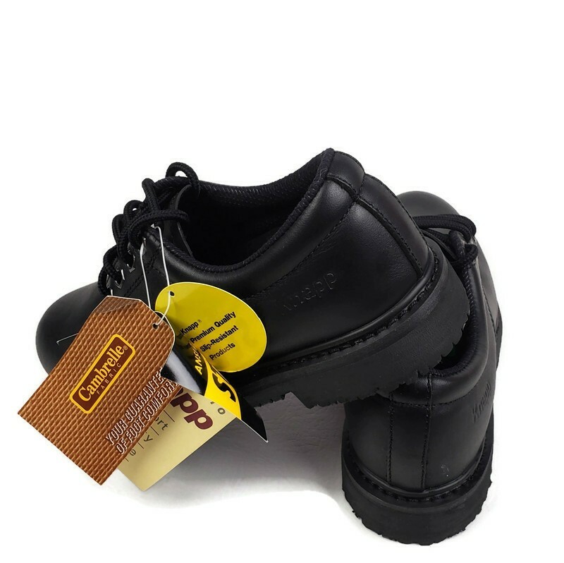 New Knapp Steel Toe Safety Work Boots Slip Resistant Leather Shoes Mens