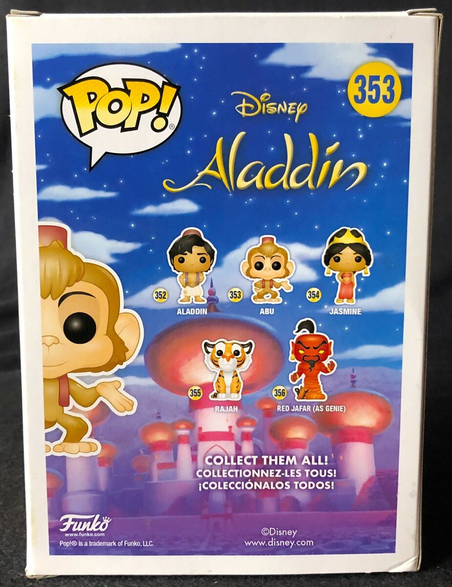 Funko Pop Disney Aladdin: Abu Vinyl Figure Item #353 w