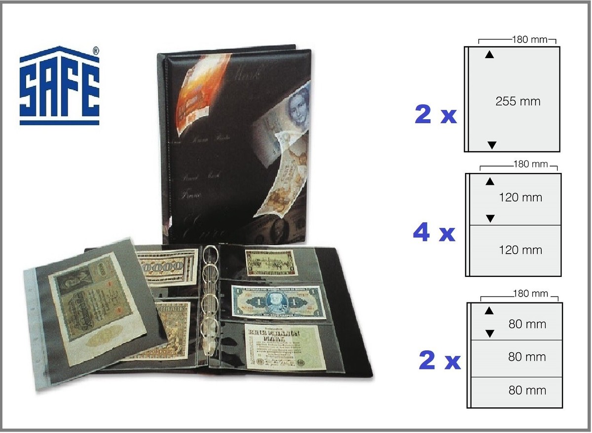 1 SAFE 1014 Fogli Raccolta Aggiuntivi Per Cartoline 6x
