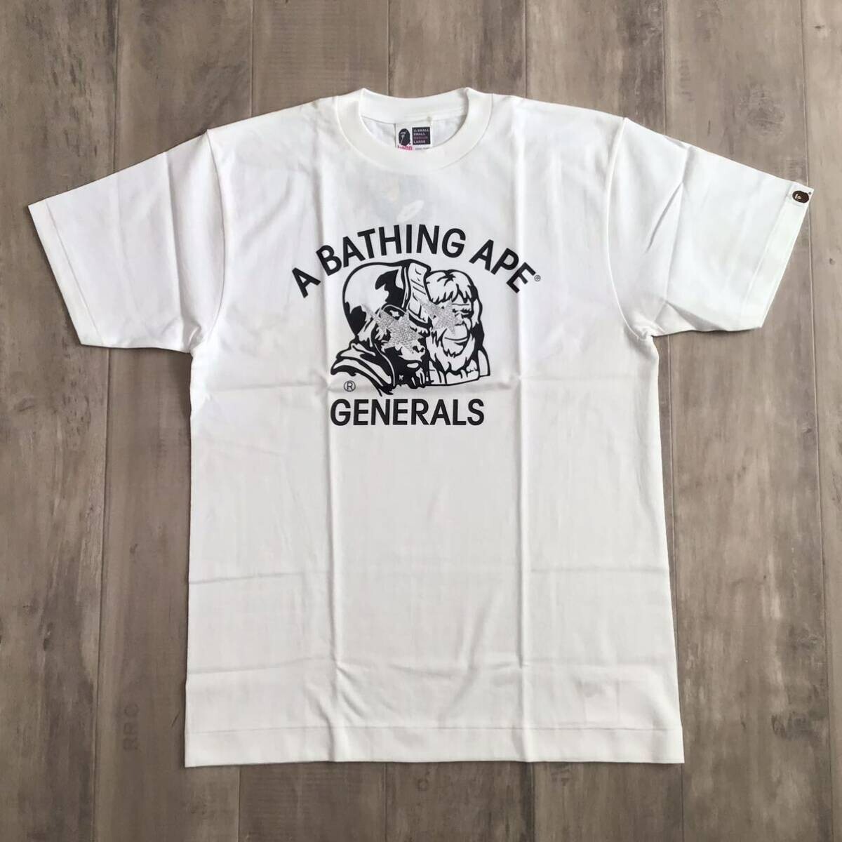 A BATHING APE BAPE STA スワロフスキー　ロンt tシャツ Mook limited Swarovski BAPE STA Generals T-shirt BAPE NIGO A