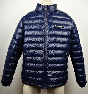 WHITE:SPACE Daunenjacke Herren Jacke Down Jacket Designer Jacke Navy Gr.XL NEU