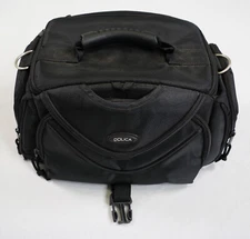 DOLICA Travel Camera Bag Carrier - Black With Shoulder Strap Multi Compartment