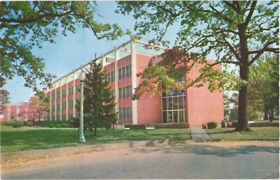 North Carolina Minges Science Building Lenoir Rhyne College Vintage Postcard