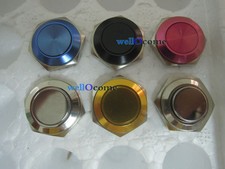 2pcs 16mm Start Horn Button Momentary Stainless Steel Metal Push Button Switch