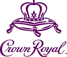 COMPATRABLE CROWN ROYAL  DECAL STICKERS  WISKEY
