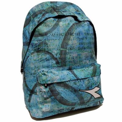 American Blue Backpack Diadora with Black Circles