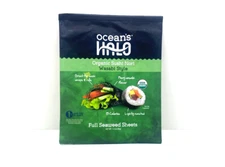 8 NEW Ocean's Halo Organic Sushi Nori Wasabi Style Full Seaweed Sheets 2025