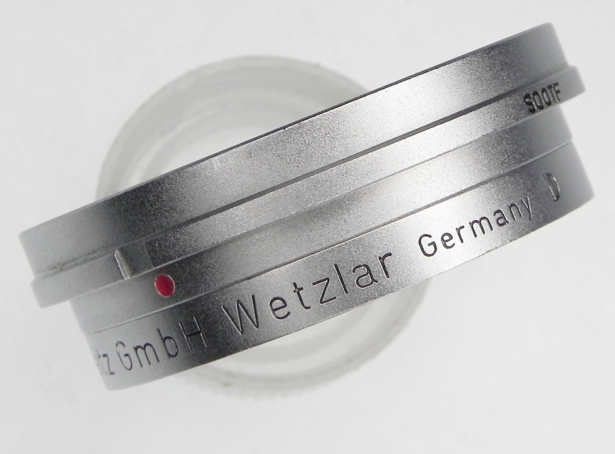 Leica SOOTF Filter Adapter Summitar & E41 mm filters on A-36