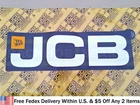 JCB PARTS - GENUINE JCB DECAL STICKER 435 x 135 MM (17.1" x 5.3")  (332/G3449)