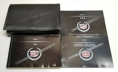07 Cadillac Srx Owners Manual User Guide 3 6l 4 6l Awd Fwd Base Luxury Sport Ebay