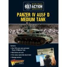 PANZER IV AUSF D MEDIUM TANK - WARLORD GAMES - NEW AND SEALED - BOLT ACTION