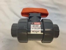 Hayward True Union 1" Ball Valve PVC EPDM with Seals LB123 Slip Ends