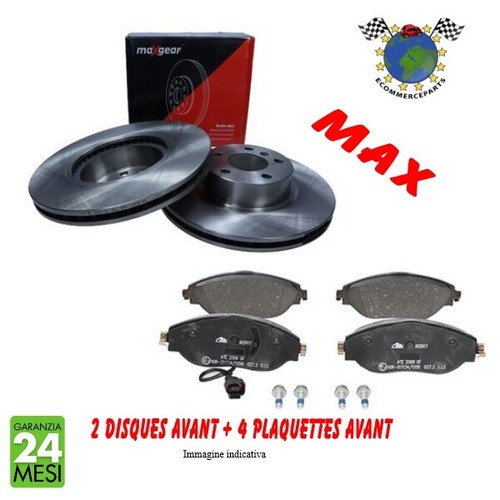 Kit Plaquettes De Frein Avant + Arrière Maxgear Pour Maserati Biturbo Spyder