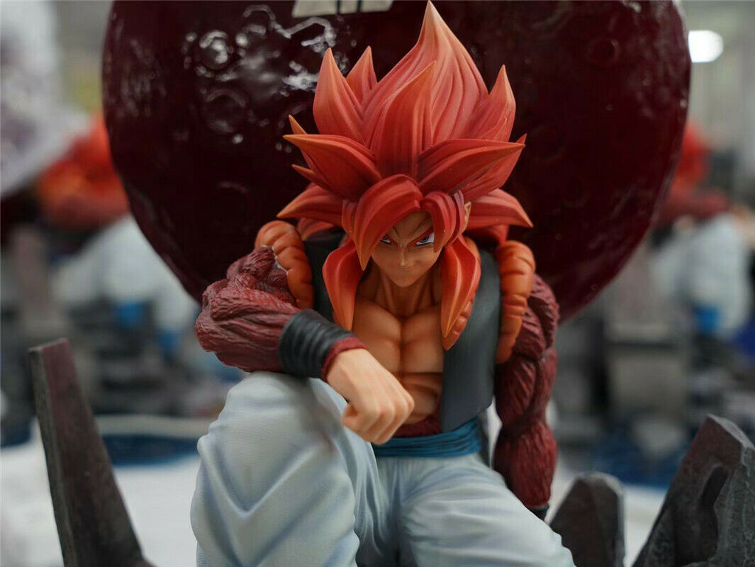 Grande Figurine Dragon Ball Z - Goku Gogeta Fusion - 30 Cm - PVC - Ornement GK