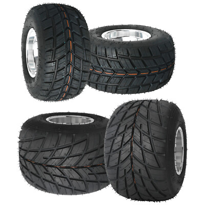 4pc 5'' ATV 11x7.10-5 11x7.10x5 Go Kart Racing Drift 4 Ply Rain Tires Wheels Rim