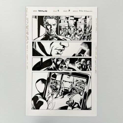 Original Artwork for Marvel Doomwar #5 page 8 by Scot Eaton & Andy Lanning 2010 - Picture 1 of 7