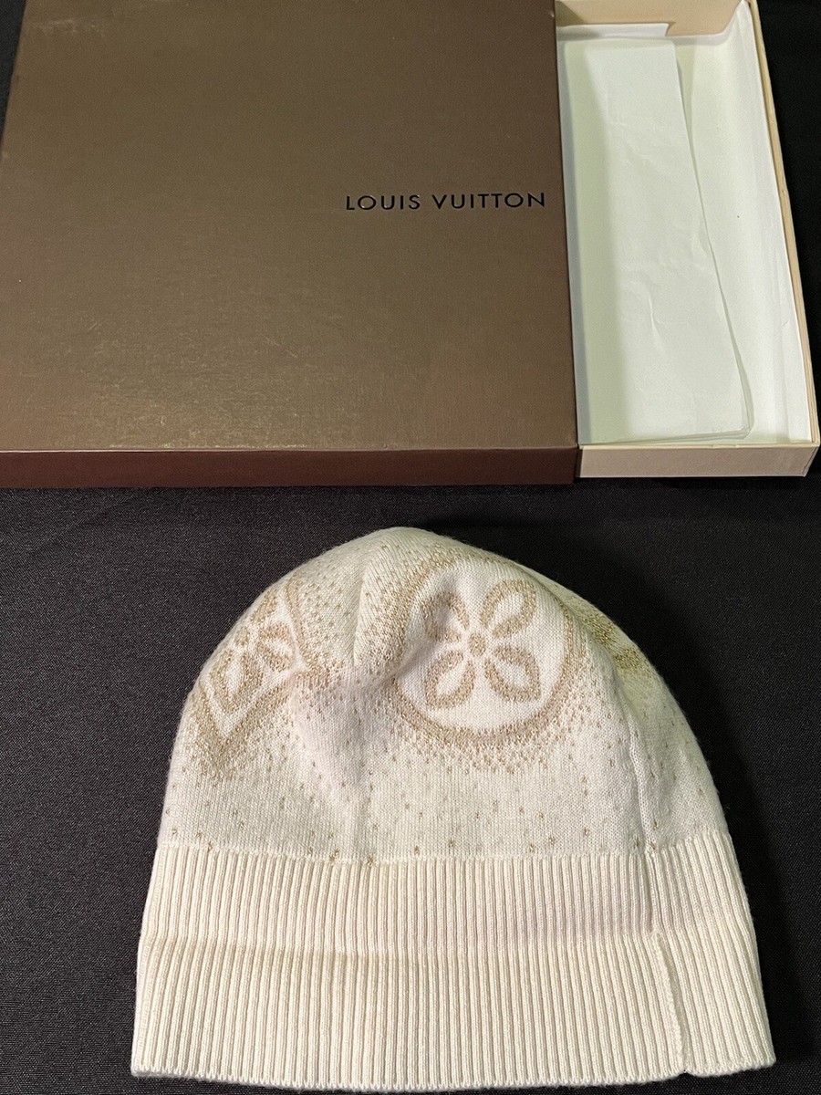 帽子 Supreme Louis Vuitton Monogram Beanie 2000s SUPREME X LOUIS VUITTON MONOGRAM BEANIE | Depop