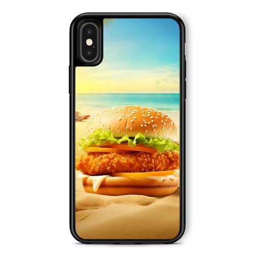 Chicken burger sandwich For Samsung A15 A16 S23 S24 S25 Ultra FE Flexible Covers - 第 4/25 張圖片
