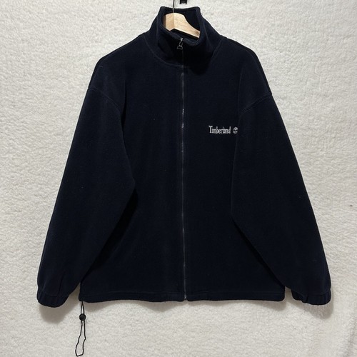 Timberland, Timberland PERFORMANCE Vintage Navy Blue Full Zip Fleece Sweater Jacket Size XL