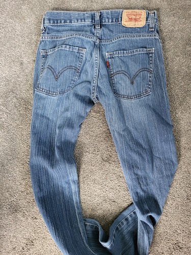 Boy's 511 Levi's Skinny Medium Wash Stretch Denim Jeans Size 16 R (29w x 27L) - Picture 3 of 4