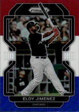 2022 Panini Prizm Eloy Jimenez #89 Red/White/Blue Prizm Chicago White Sox 7J