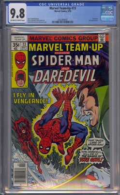 MARVEL TEAM-UP #73 CGC 9.8 SPIDER-MAN DAREDEVIL OWL BOB MCLEOD