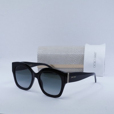 New JIMMY CHOO LEELA/S 0807 9O Black / Grey Gradient 55-20